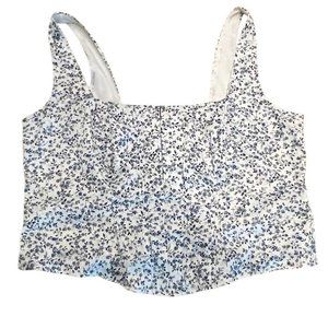 plus size rue 21 floral corset top